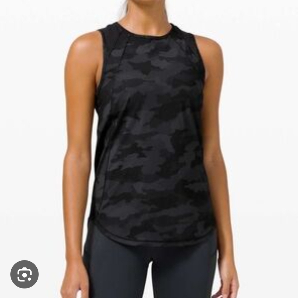 Lululemon Black Camo Women's Tank Top